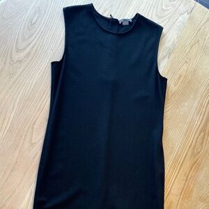 Vince black knit sleeveless dress